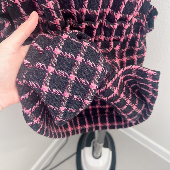 NWT Maje Check strapless dress - Picture 11 of 12